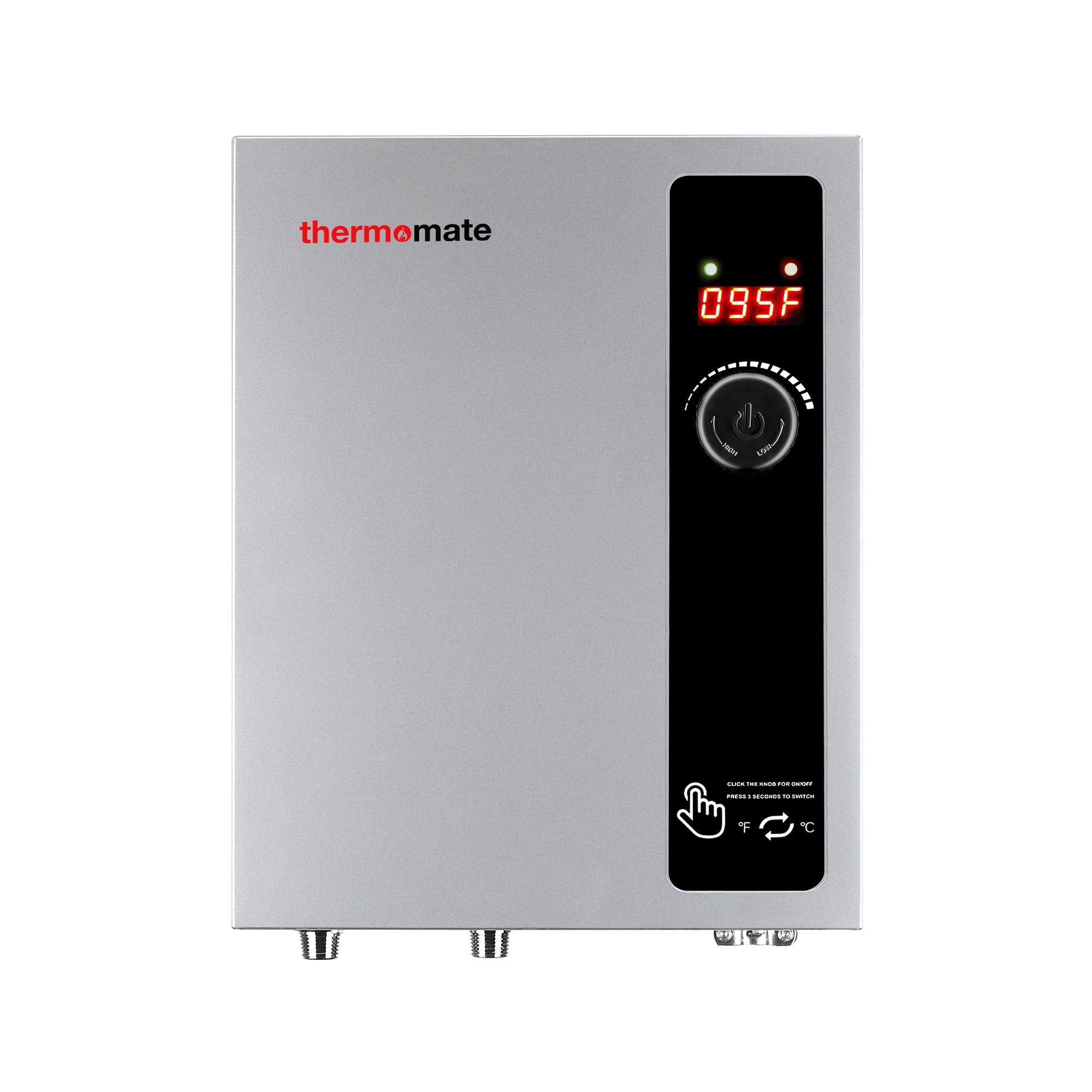 ThermoMate Electric Tankless Water Heater, 11kW 208~240 Volt, On Demand Instant Hot Water Heater, Self Modulating Energy Saving, Save Space, 2.15GPM at 35°F Rise