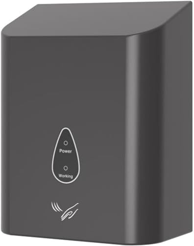 icVantA 900W Full Automatic Hand-Drying Device High Speed Electric Hand Dryer Infrared Sensor Bathroom Hot Air Wind Blower,Black