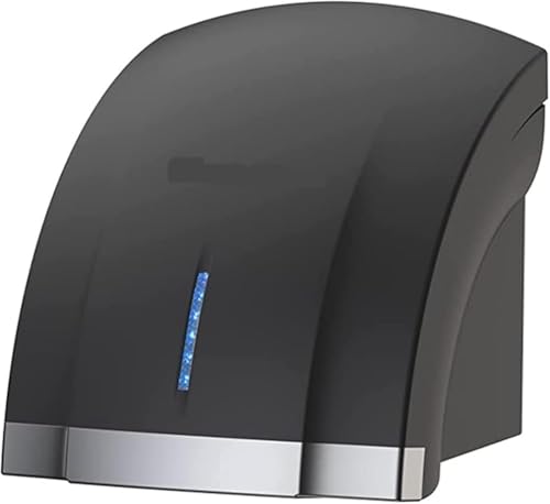 Hand Dryer, 1800W Automatic Hand Dryers LED Display Smart Sensor Hot＆Cold Compact Electric Hand Dryer for Home Bathroom Industry, Hot & Cold Air (Type,Nero)