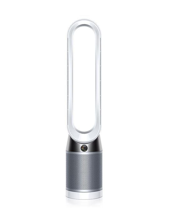 Dyson Pure Cool Purifier Fan TP4A remote controlled purifying fan with HEPA filtration (White and Silver), Standard (Renewed)