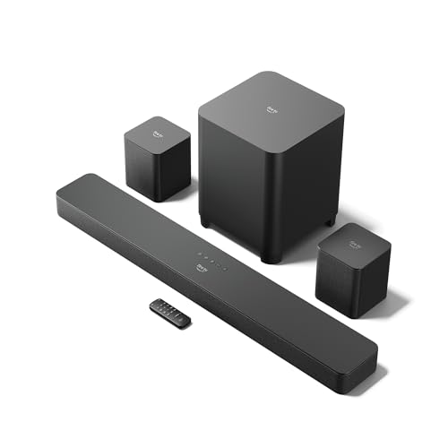 Amazon Fire TV Soundbar Plus with built-in subwoofer (newest model), 3.1 channel, Dolby Atmos, clear dialogue