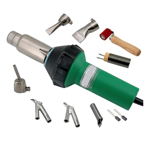 BAISULI Plastic Welding Gun hot air Blower 230V 2000W Plastic Welding Guns Hot Air Torch Heat Guns Welder for PVC Vinyl Floor, PP, PE Water Tank geomembrane(Kits 10)