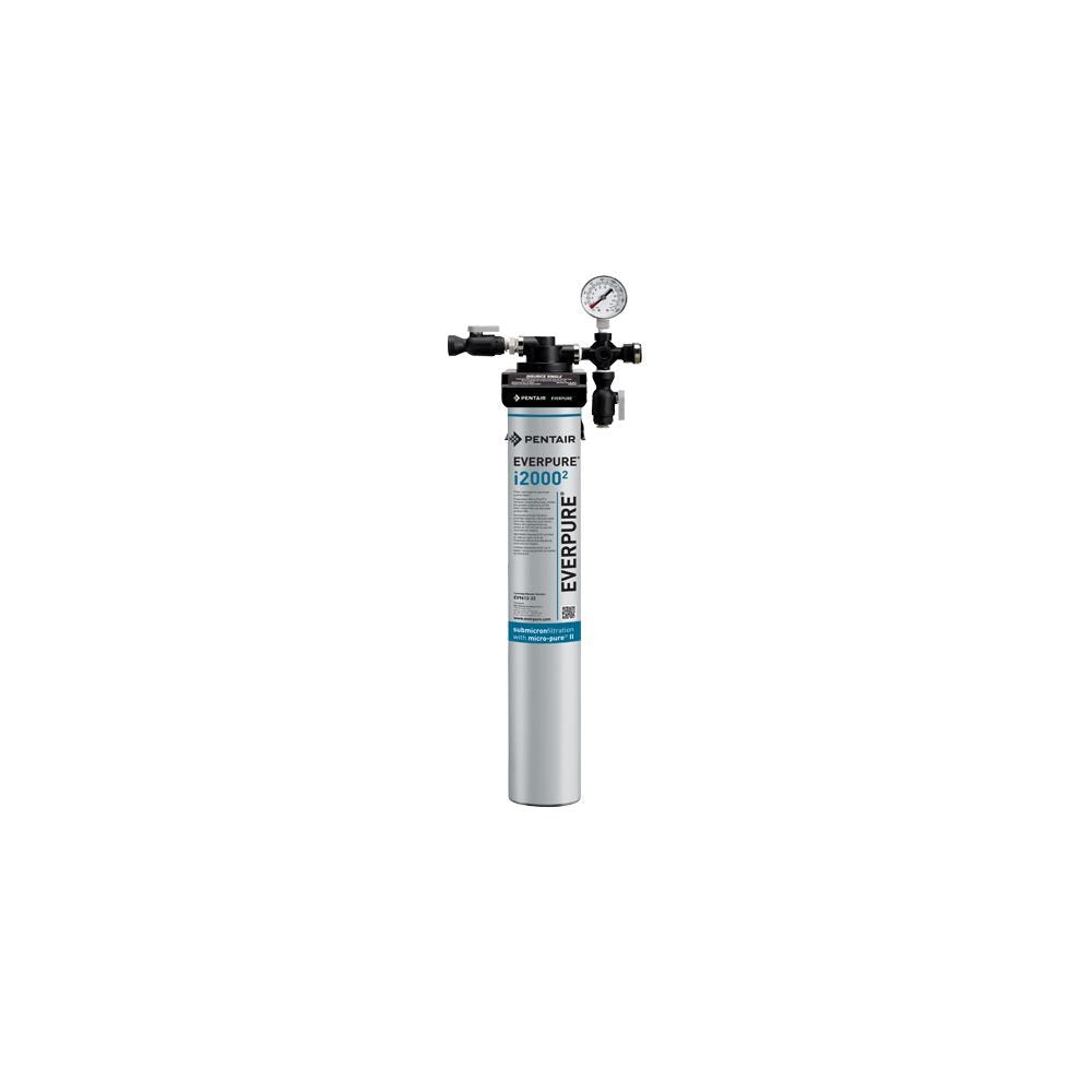 Everpure EV932401 Water Purification Unit, 18"L x 18"W x 21"H, Aluminum, Automatic Shut-Off