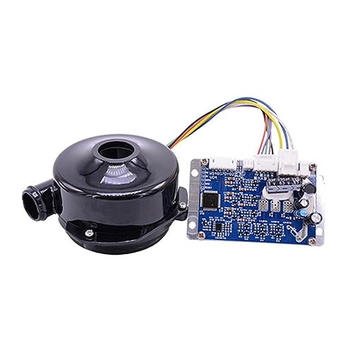 Centrifugal Blower,Blower Fan, 9250-12V 800LPM 24000rpm Brushless DC Powerful Fan Mini BLDC Centrifugal Electric Air Blower with 7kPa Pressure Powerful and Energy efficient(Fan and Controller)