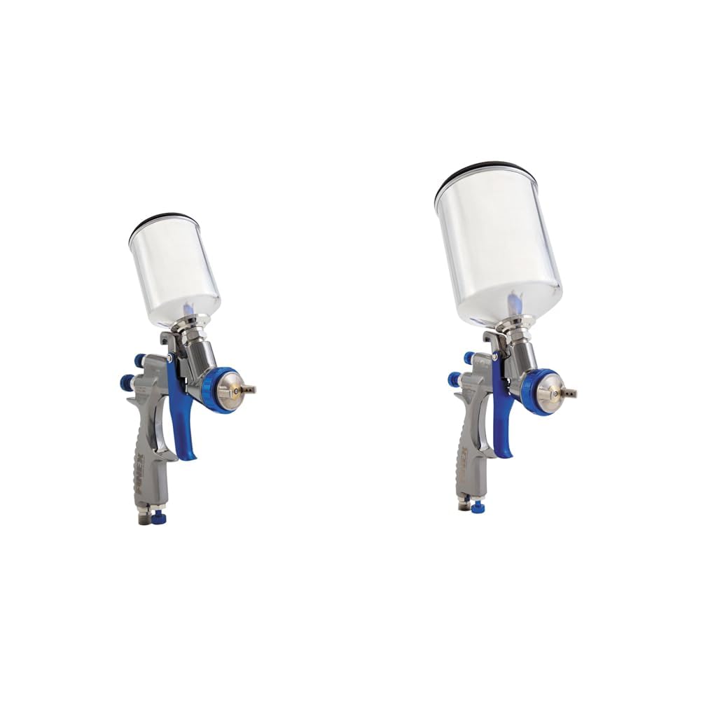 Graco-Sharpe Mini-HVLP FX1000 1.2mm & HVLP FX3000 1.4mm Automotive Paint Spray Guns Bundle