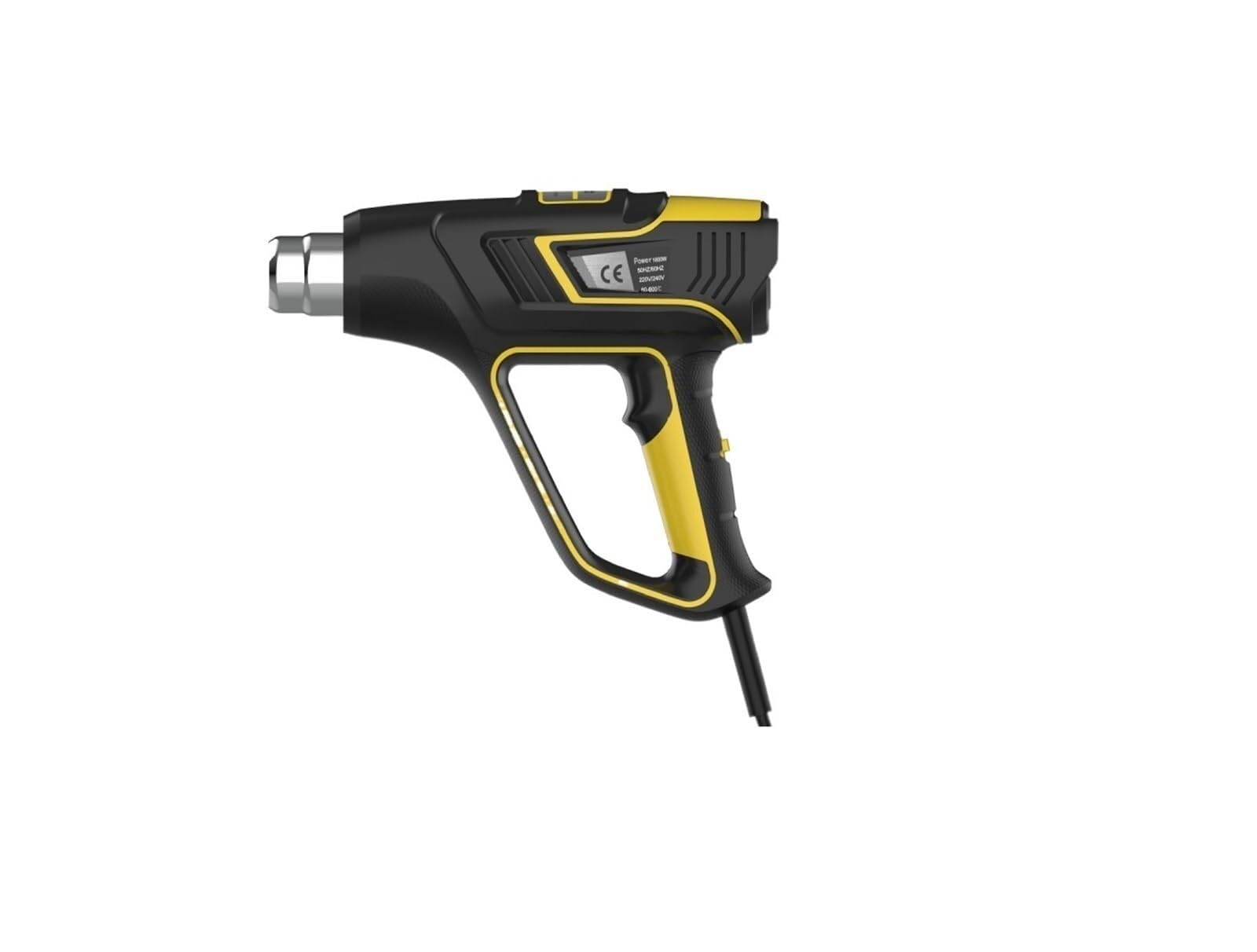 LCD Display Heat Gun 2000W Hot Air Gun Hair Dryer Construction Thermal Blower for Soldering Shrink Wrapping Heater (Red)