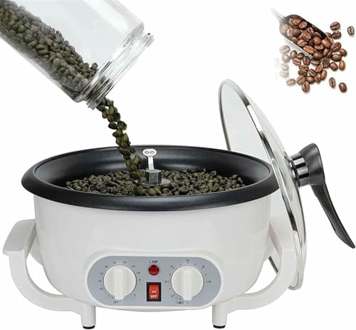 Small Coffee Grain Toaster, Domestic Coffee Toasters, Electric Coffee Toaster with Timer, for Beginners, Nuts, Peanuts, Chestnuts, Raw Beans ~/
