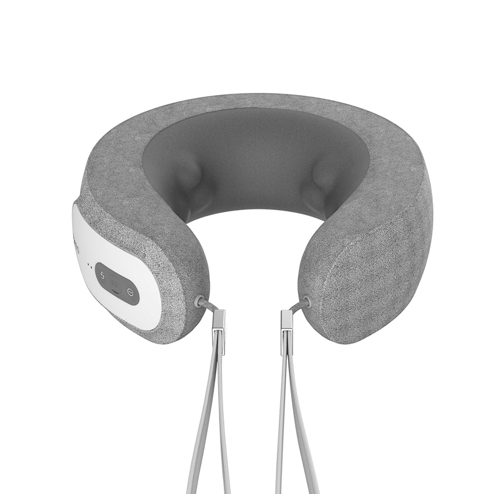 Breo iNeck3 Pro Electric Neck Massager, Shiatsu Massage Pillow with Heat, Deep Tissue Kneading & APP Control, Small & Lightweight, Good for Travel, Home & Office Relaxation, Ideal Gift Choice