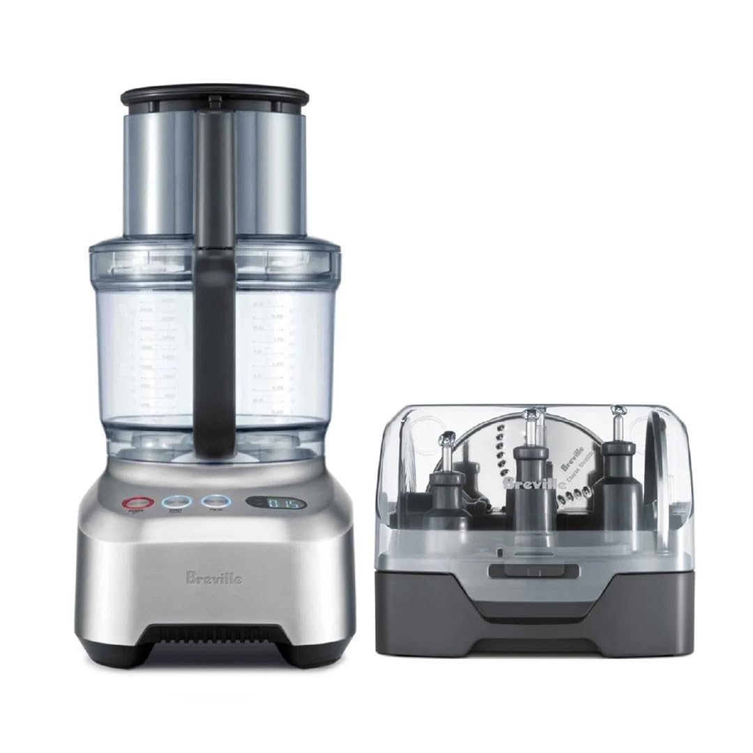 Breville BFP800XL Food Processor, 16 Cup, Stainless Steel
