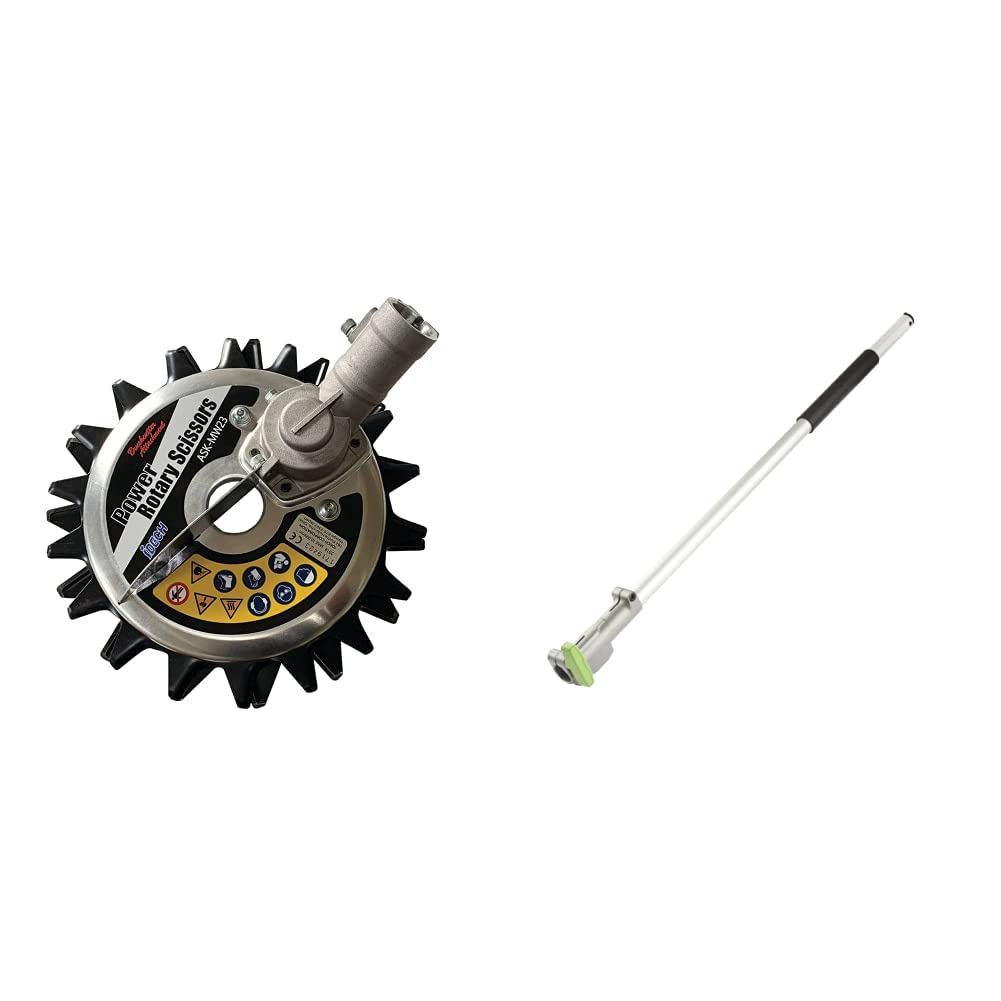 New Power Rotary Scissors 385-581 Compatible with Idech ASK-MW23 & EGO Power+ EP7500 31-Inch Extension Pole Attachment for EGO Power Head PH1400 and Pole Saw Attachment PSA1000