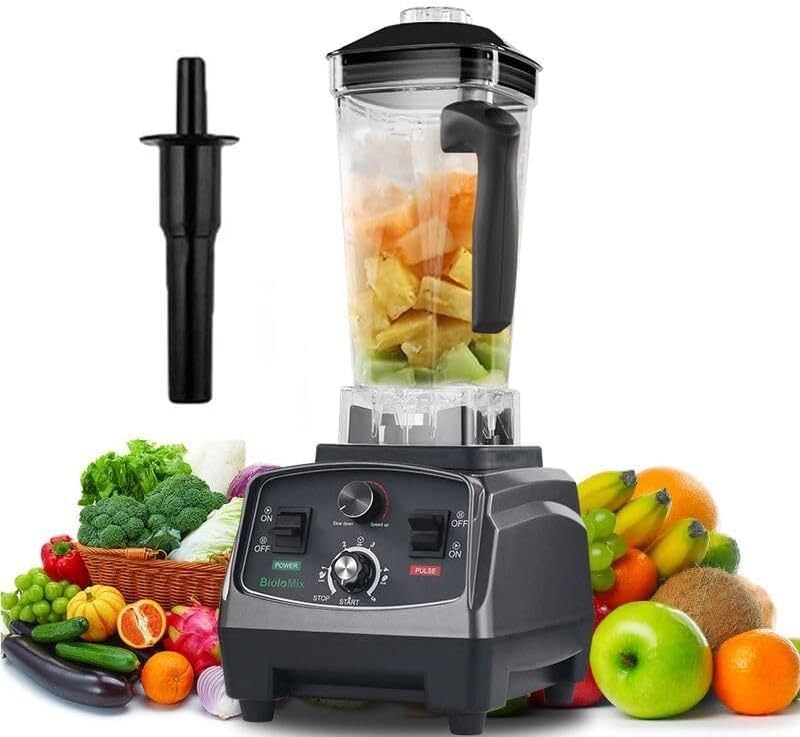 Generic High Power 2200W Commercial Grade Blender with Timer, 2L BPA-Free Jar, Shakes and Smoothies Maker, crushing ice, Puree,high-capacity jar,low-noise operation, kitchen countertop Blender