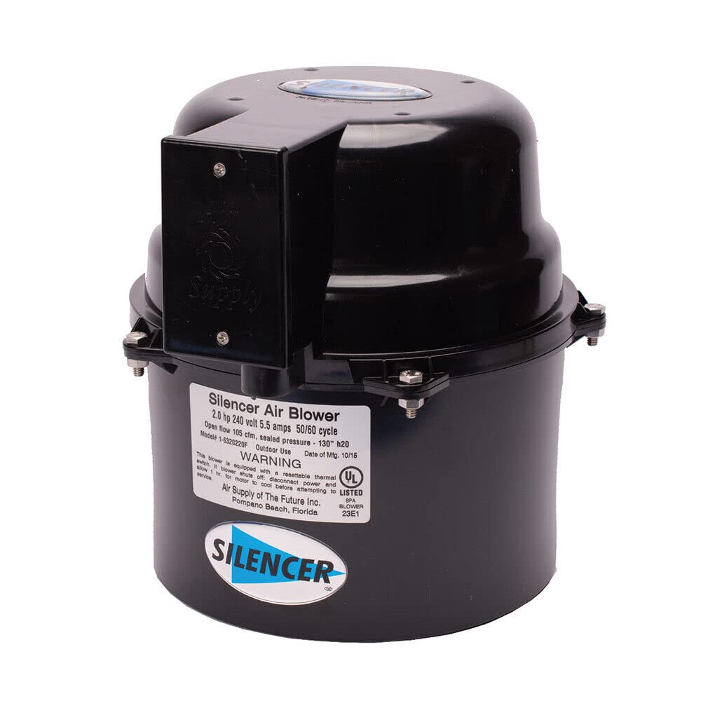 Replacement for Air Supply Silencer Blower Motor 2HP 120V 9.0 Amps for Hot Tubs and Spa 6320141