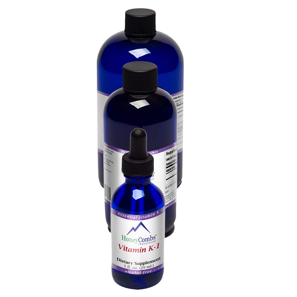Vitamin K1 Liquid – Alcohol-Free Oral Vitamin K1 Drops - Liquid Vitamin K for Skin, Bones & Blood Health – Vegan, Non-GMO Vitamin Liquid Extract for Internal & External Use, 16 Fl Oz.