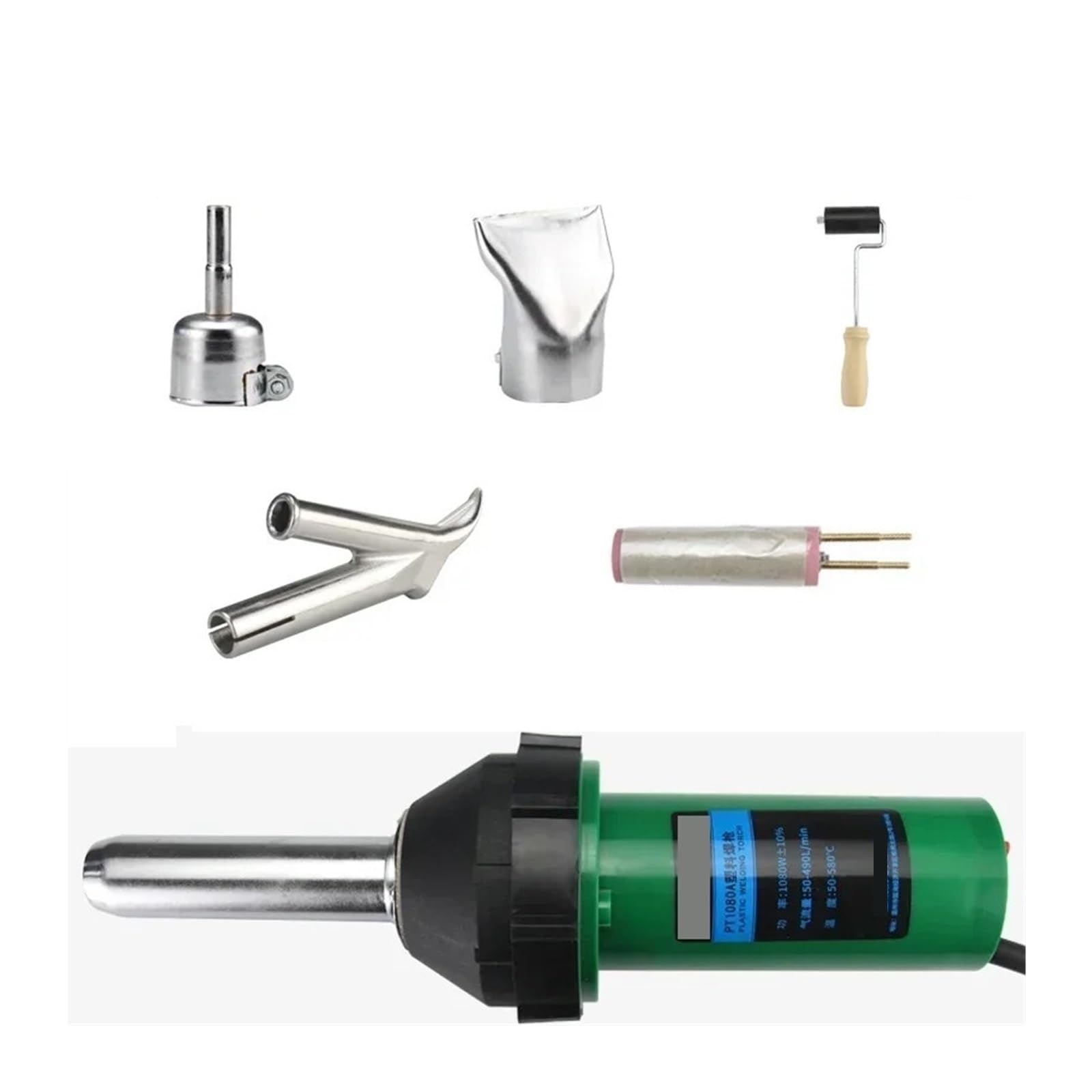 BAISULI Plastic Welding Gun hot air Blower 1080W Plastic Welding Guns Hot 220V Hot Air Heat Melt Welding Guns(PT1080A Package)