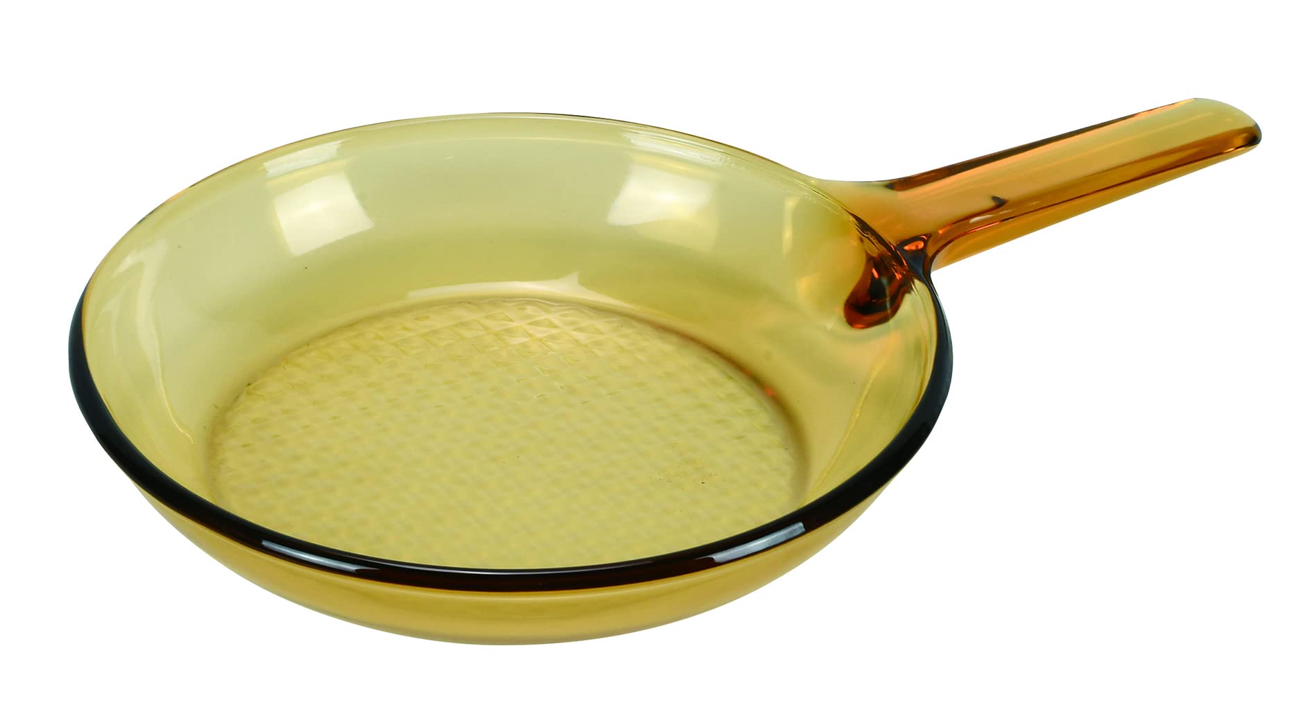 VISIONS PEARL METAL CP-8698 Skillet, 9.1 inches (23 cm), Heat Resistant Glass, Microwave Safe, Oven Safe, Dishwasher Safe