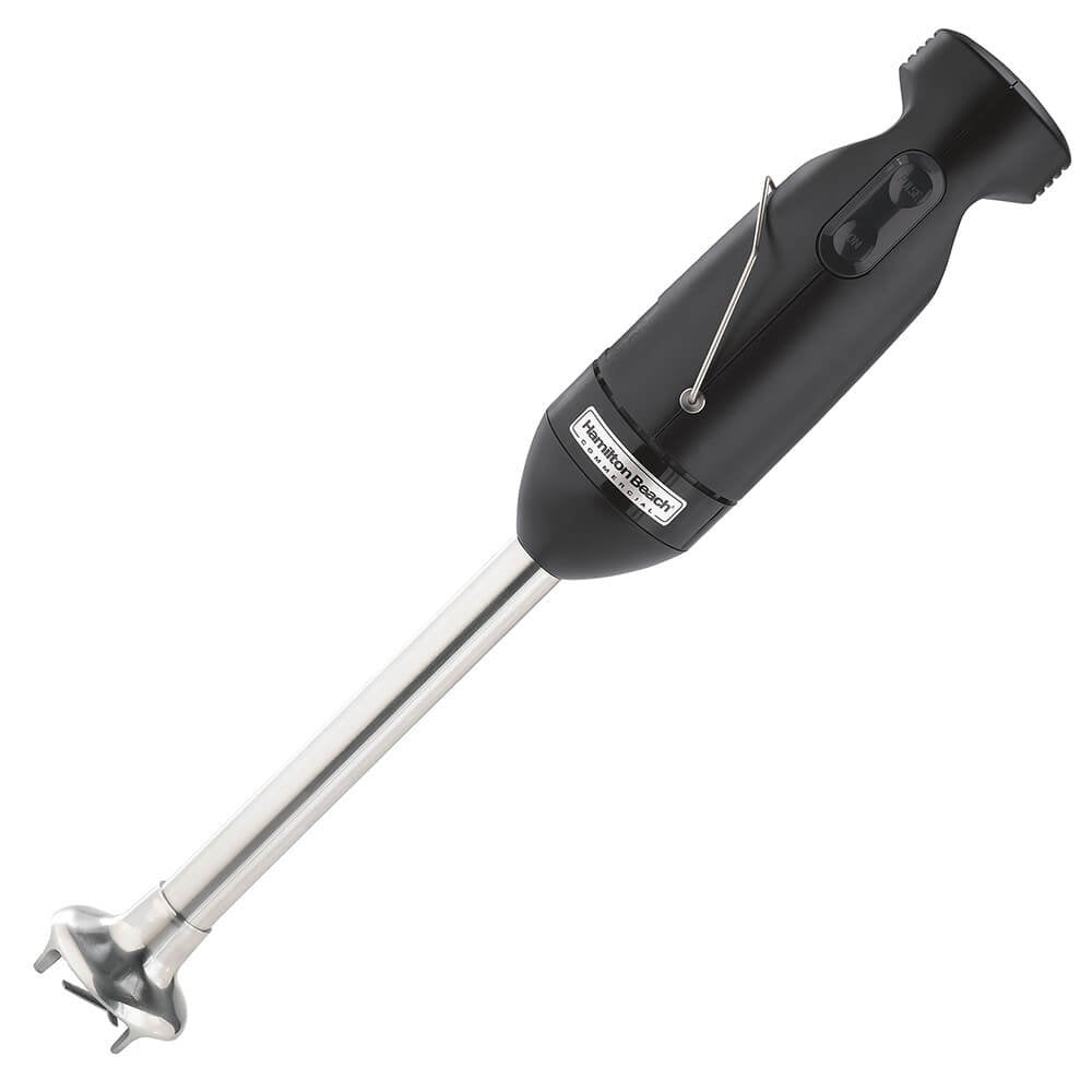 Hamilton Beach Commercial HMI200 Immersion Blender Mixer, 175W, 2 Speeds, Detachable 9" Chopping/Mixing Shaft, 17.74" H, 3.15" W, 2.57" L, Black,Medium