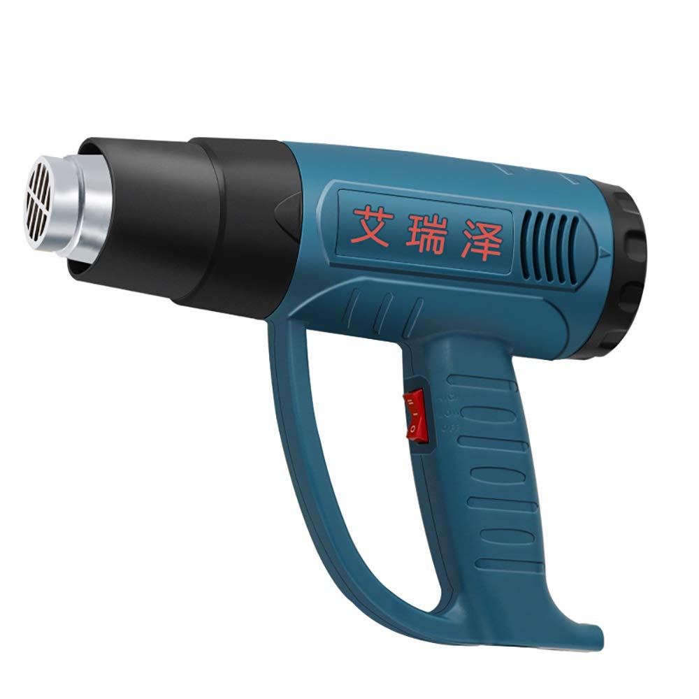 Hot air Gun Industrial Plastic Welding Torch Digital Display Adjustable Temperature Small hot air Blower car foil Baking Gun Heat Shrink