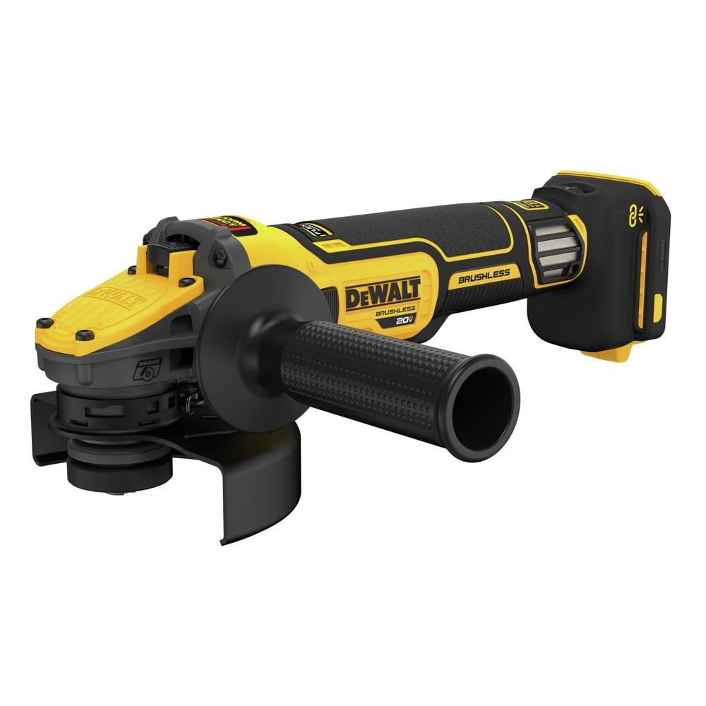 Dewalt DCG409VSB 20V MAX Brushless Variable Speed Lithium-Ion 4.5 in. - 5 in. Cordless Grinder with FLEXVOLT ADVANTAGE Technology (Tool Only)