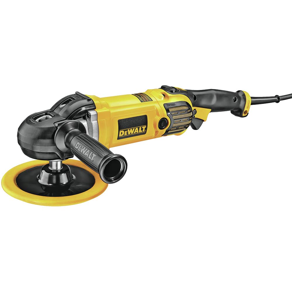 DEWALT Buffer Polisher, 7-in-9-in, 12 amp, Variable Speed Dial 0-3,500 RPM’s, Corded (DWP849X)