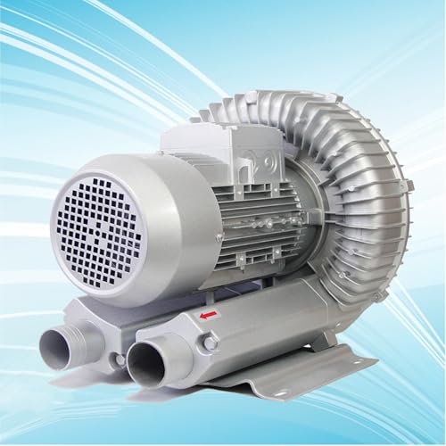DHMYYXGS Regeneration Blower,High-Pressure Vortex Ring Blower, Electric Air Pump,Sewage Aeration Vortex Blower,High-Pressure Industrial Vacuum Pump for Air Blowing or Suction,550W-110V