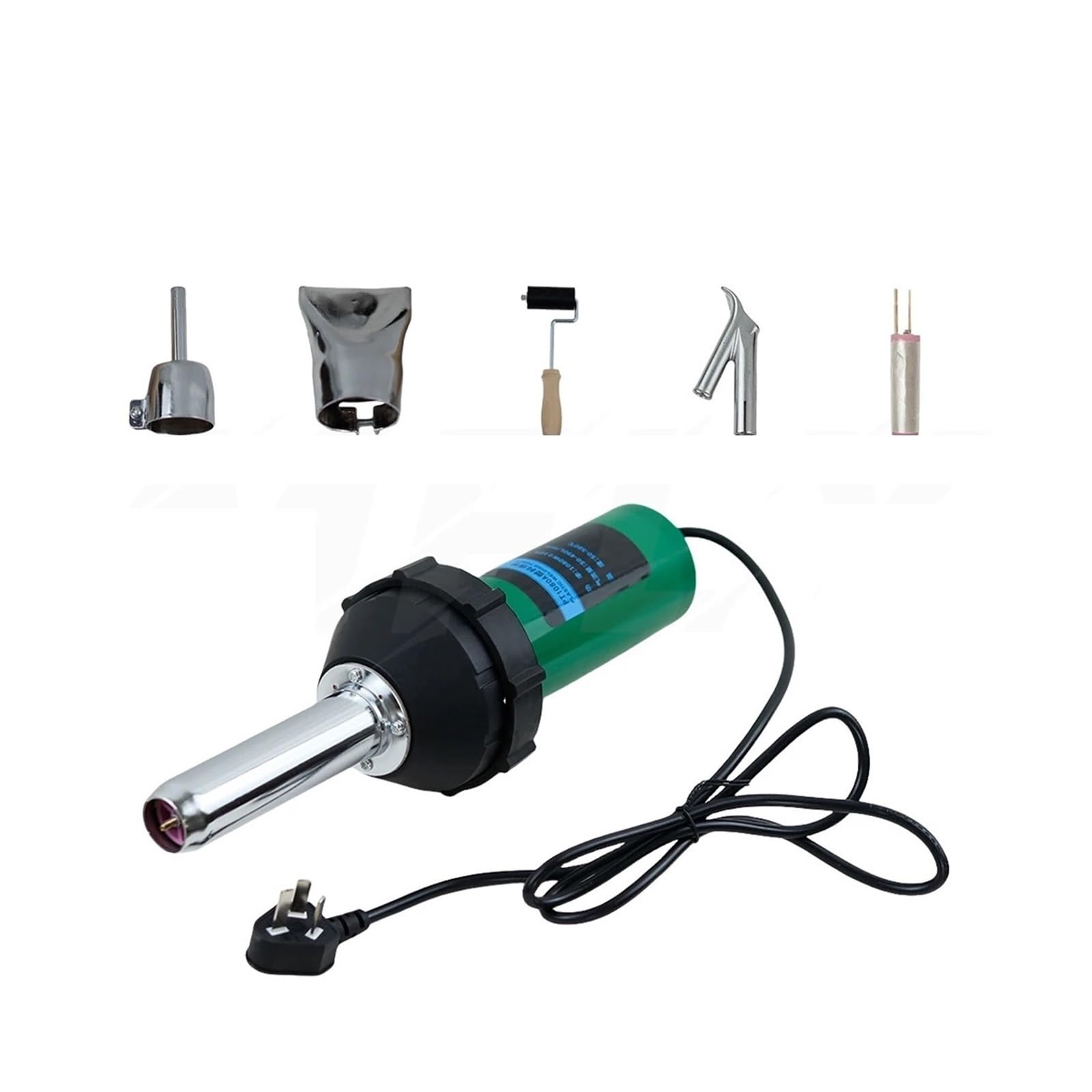 BAISULI Plastic Welding Gun hot air Blower 220V 1080W Plastic Hot Air Welding Guns Equipment Integrated Hot Melt Welding Guns(PT1080A Package)
