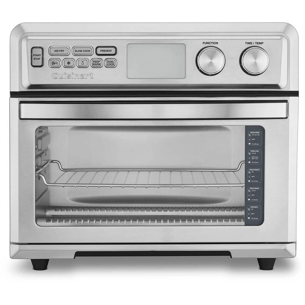 Cuisinart TOA-95 Digital AirFryer Toaster Oven, Premium 1800-Watt Oven with Digital Display and Controls – Extra-Large Capacity, Intuitive Programming and Adjustable Temperature, Stainless Steel