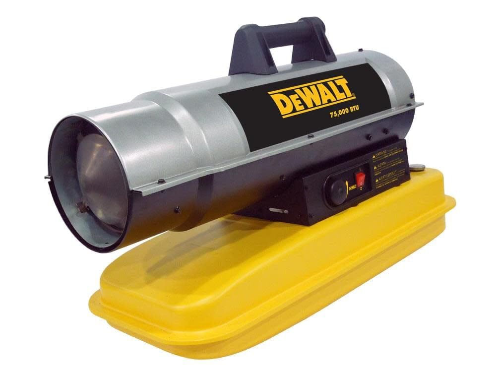 Dewalt F340675 75,000 BTU Forced Air Kerosene Construction Heater