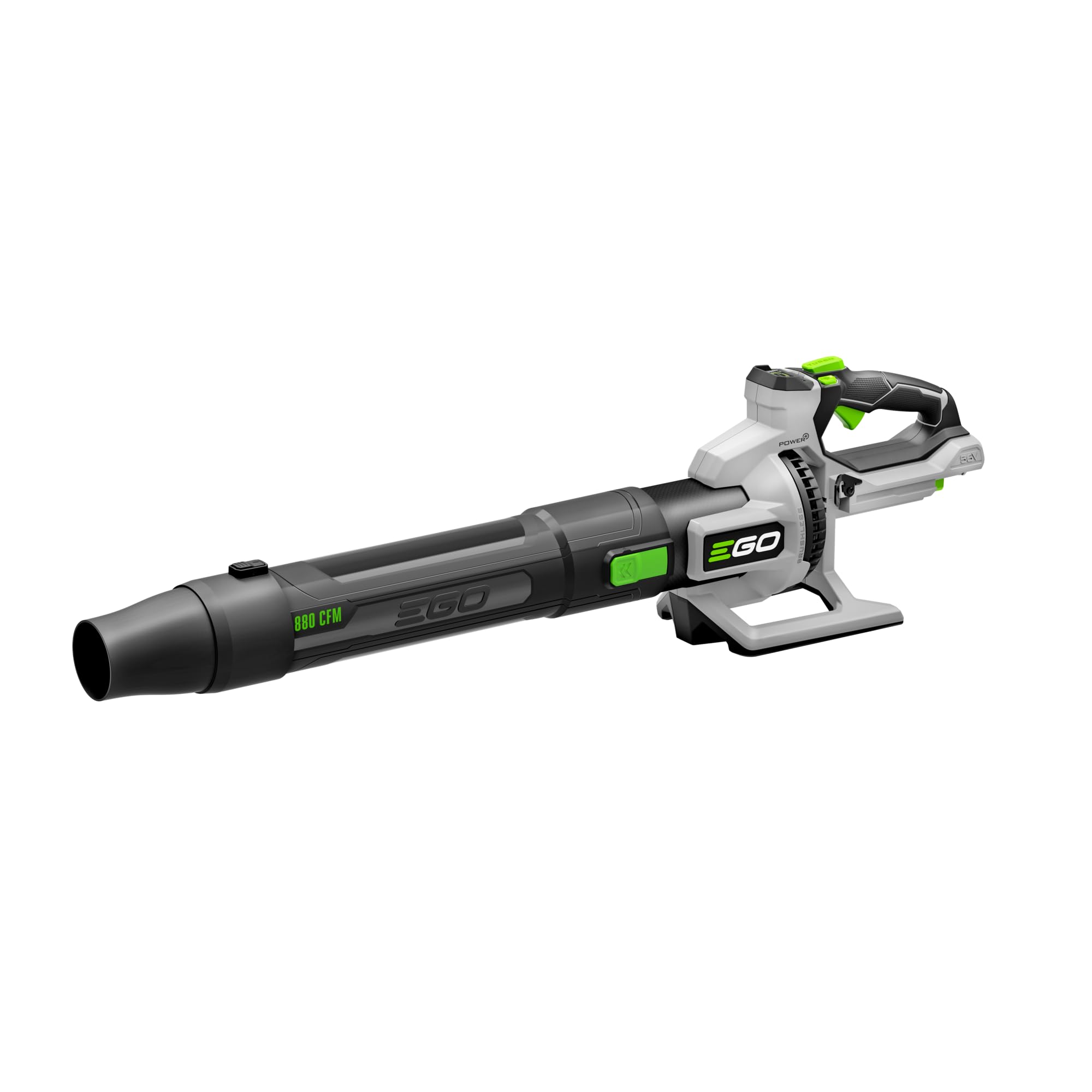 EGO Power+ LB8800 880CFM 200MPH Carbon Fiber Leaf Blower with Digital Display, Tapered and Spread Nozzles Included, Battery and Charger Not Included.