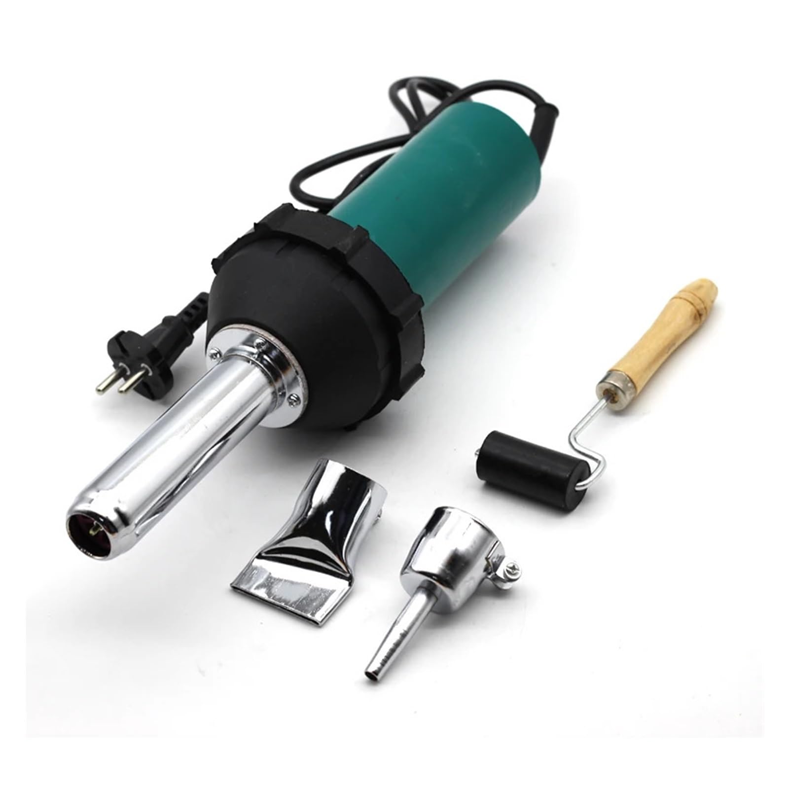 BAISULI Plastic Welding Gun hot air Blower 1080W 220V Plastic Hot Air Welding Guns Torch with Nozzle Roller Plastic Welding Machine Heat Guns Kit Welder
