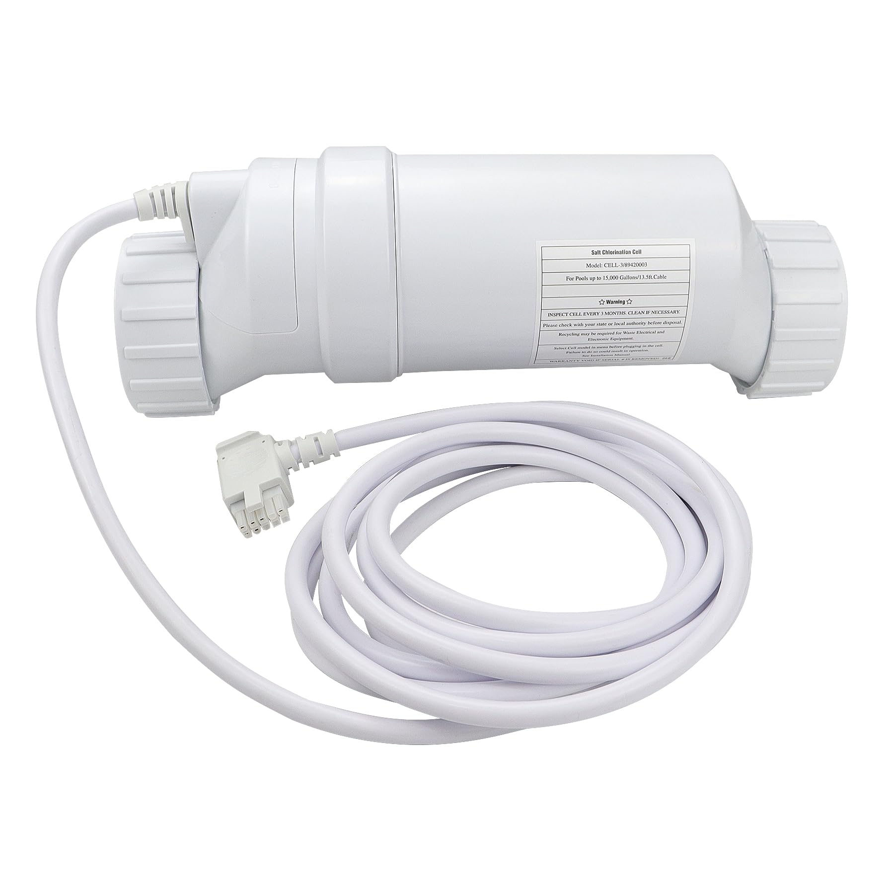 AIWGIW Chlornie Generator for Salt Water Pool Replacement Salt Cell, PL7106, Compatible with AquaRite T-Cell-5, GLX-Cell-5, Up to 20,000 Gallons