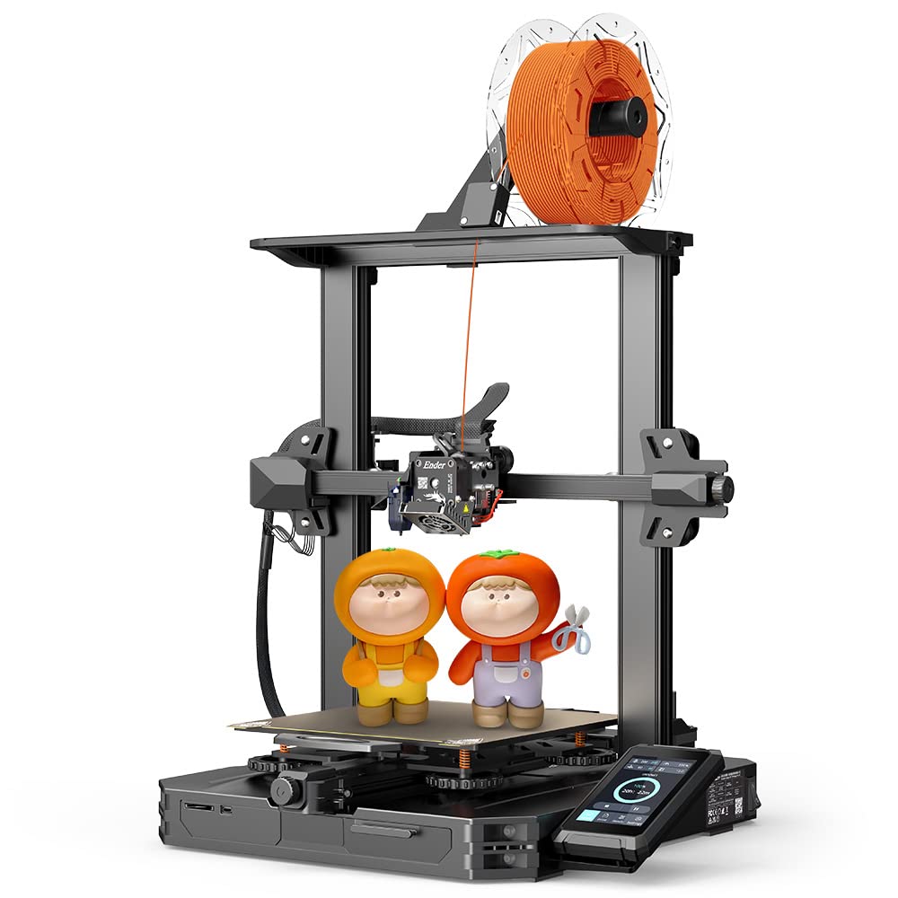 2024 New Version Creality Ender 3 S1 Pro with 200mm/s Printing Speed, Sprite Direct Extruder CR Touch Auto Leveling 300℃ High-Temp Print, Dual Z-axis Screw Build Volume 8.66x8.66x10.63 inch