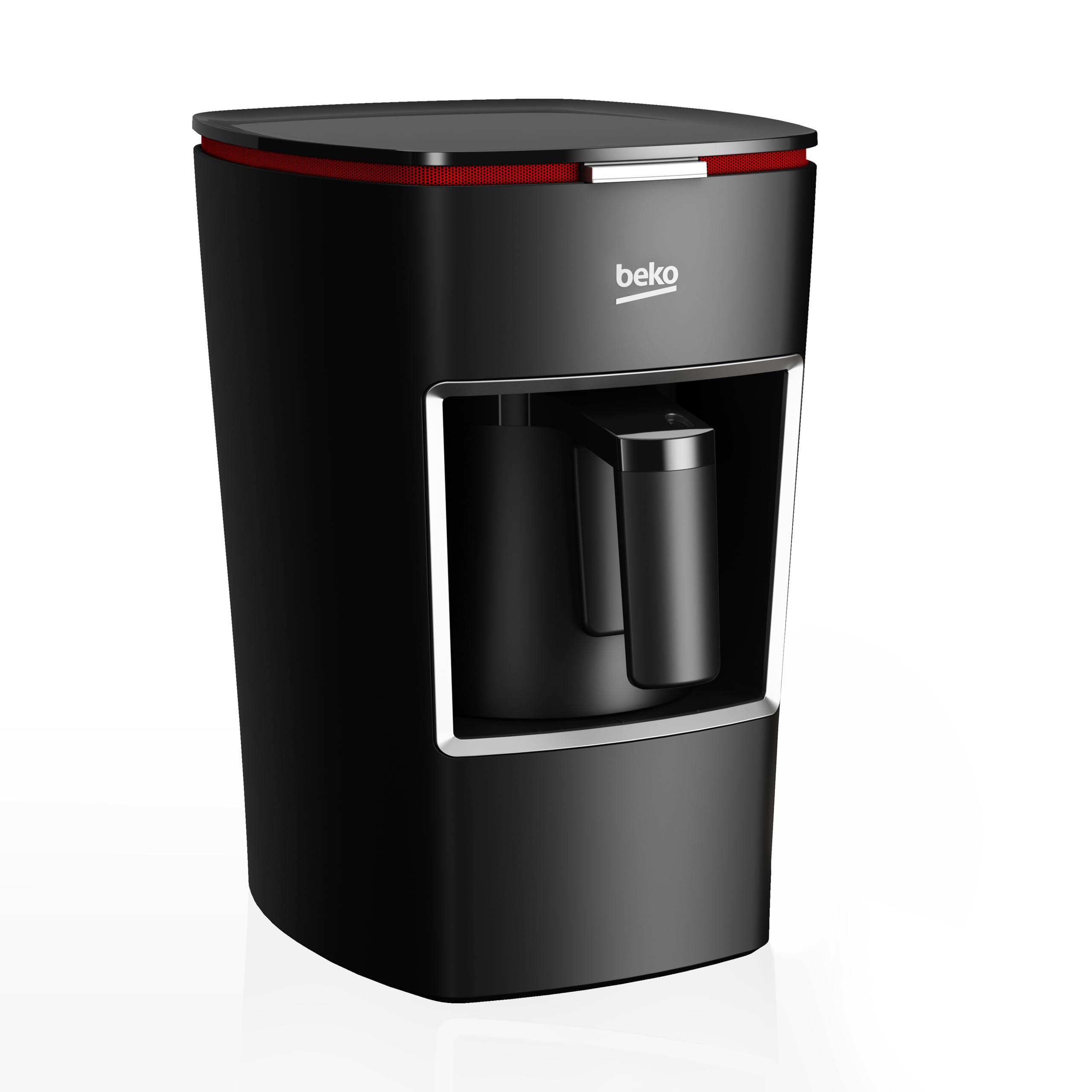 Beko Turkish Coffee Maker, 2 Cups Capacity, 100% BPA Free Turkish Coffee Machine, 120V CookSense Technology, Perfect Taste in 3 Minutes, Turkish Coffee Pot Electric, Black