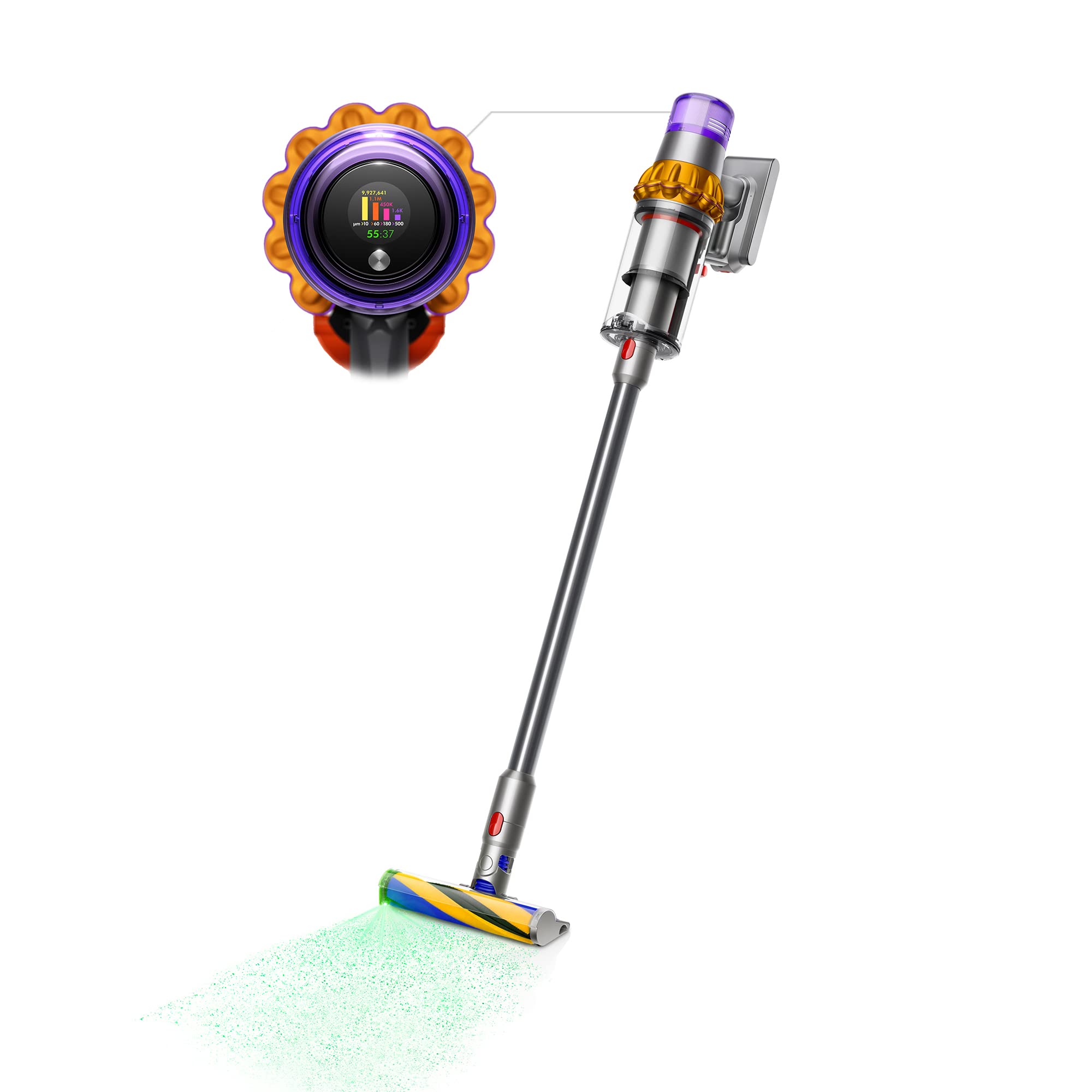 Dyson V15 Detect Cordless Vacuum Cleaner, Multicolor