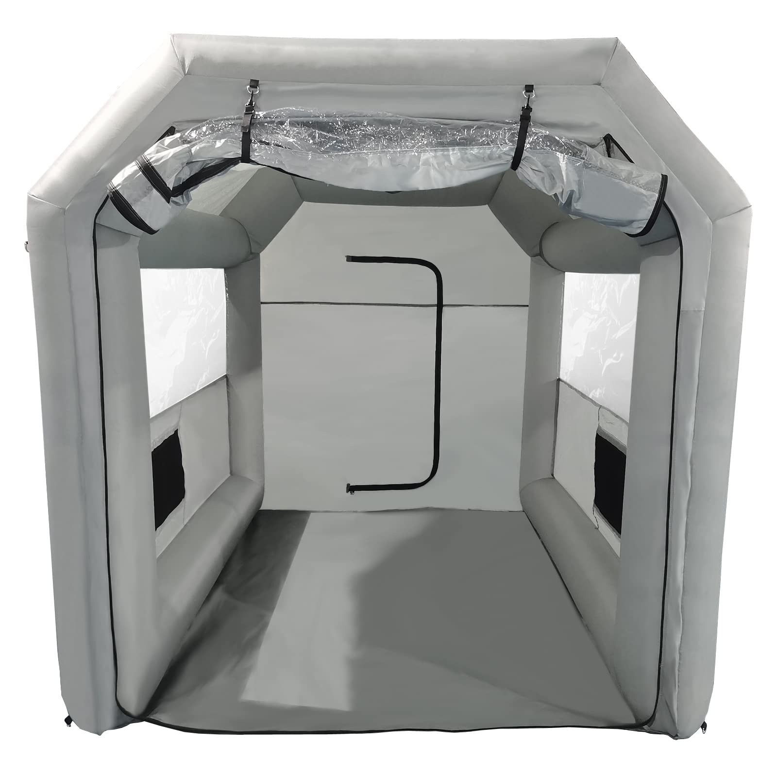Inflatable Paint Booth 9.84x8.2x8.2Ft, Professional Inflatable Paint Spray Booth Portable Car Workstation for Motorcycles, Auto Parts, Blower Not Included