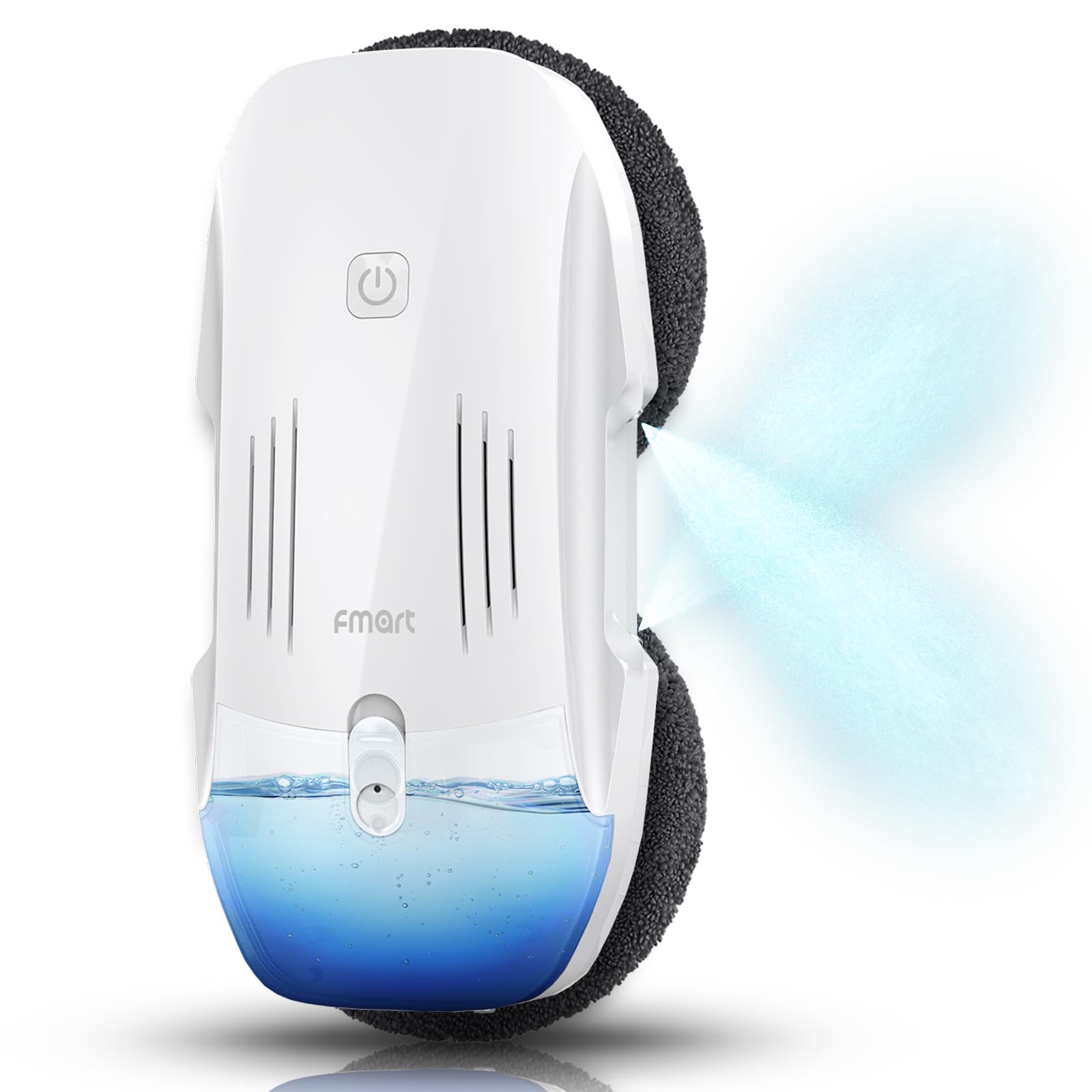 FMART T10PRO Window Cleaning Robot with Dual-Spray, 120ml Water Tank, 3800PA, AI Intelligent Path Planning, Edge Detection, APP Control Window Cleaner Robot for Interior/Exterior Highrise Windows