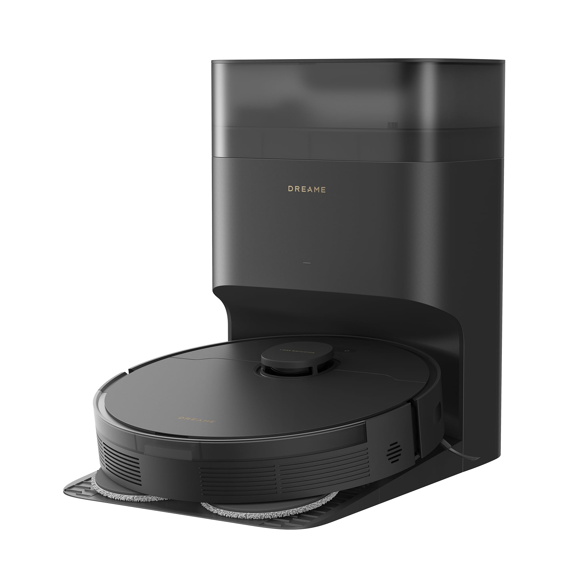 DREAME L10s Plus Self-Empty Robot Vacuum and Mop Combo, Hands-Free up to 90-Days of Dust, 7000Pa Suction, DuoScrub Mopping, 7mm Auto Lifting Mop, Auto-Empty Ideal for Pet Hair, Hard Floor and Carpet