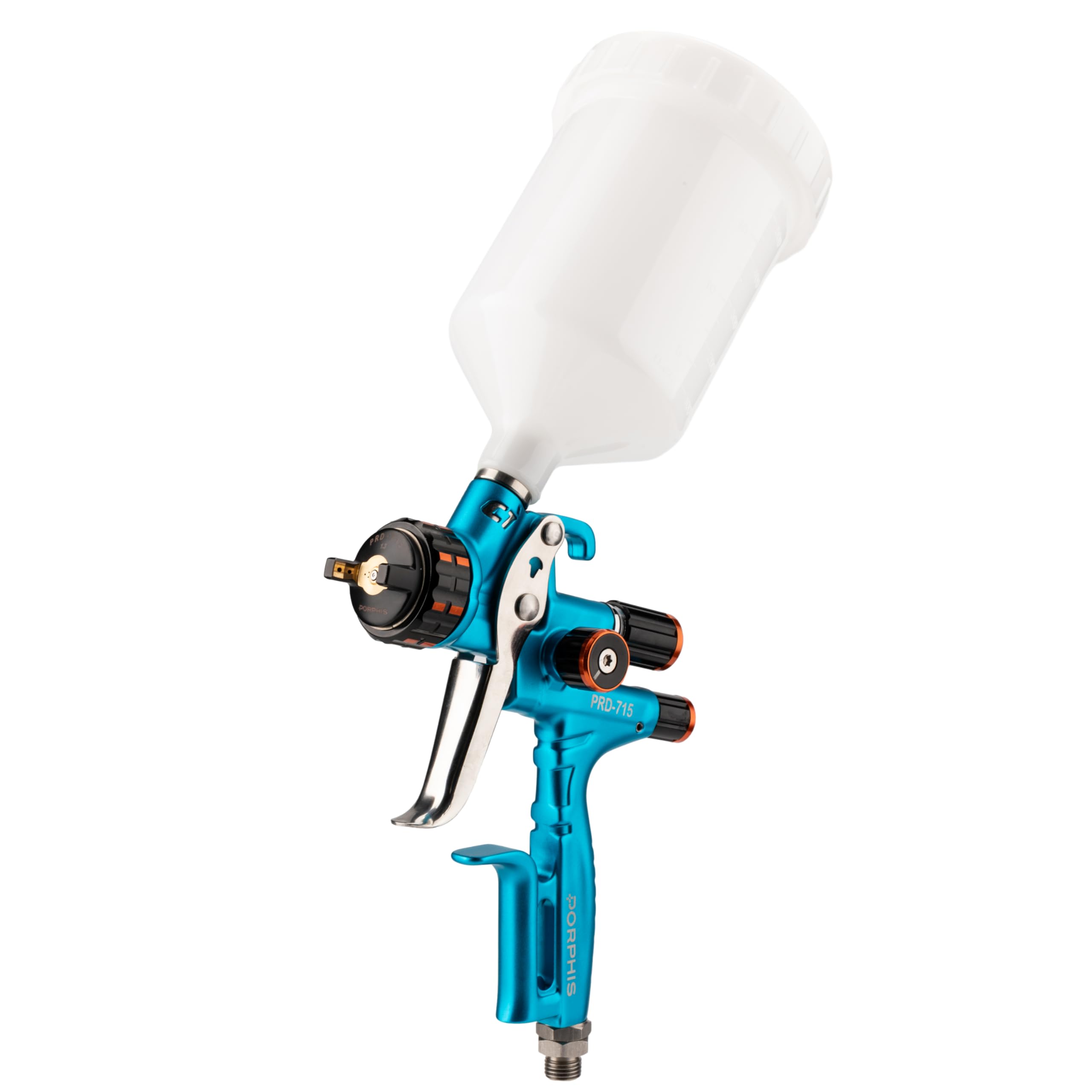 PORPHIS Automotive Refinishing Spray Gun PRD-715 Middle Pressure 1.3mm Nozzle Paint Spray Gun