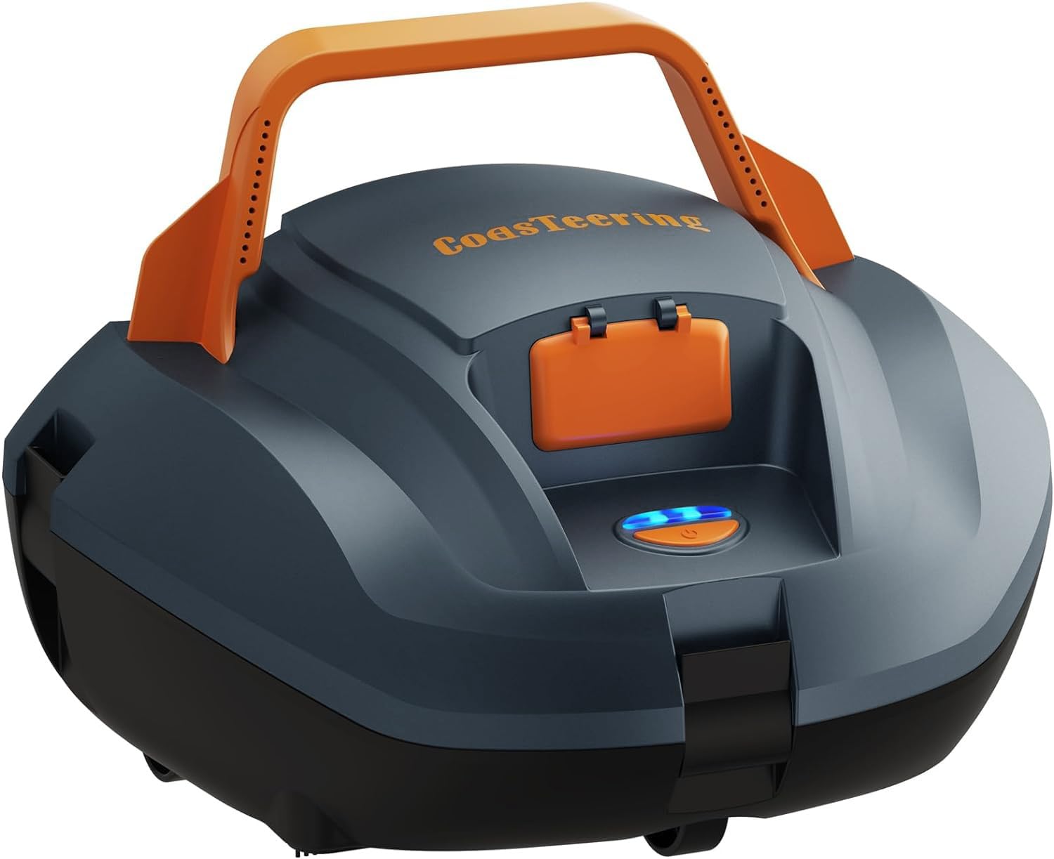 CoasTeering Robotic Pool Cleaner, Cordless Pool Vacuum Robot with 100 Mins Runtime, Fast Charging, Powerful Suction, Self-Parking, Ideal for Above Ground Pools up to 850 Sq.ft
