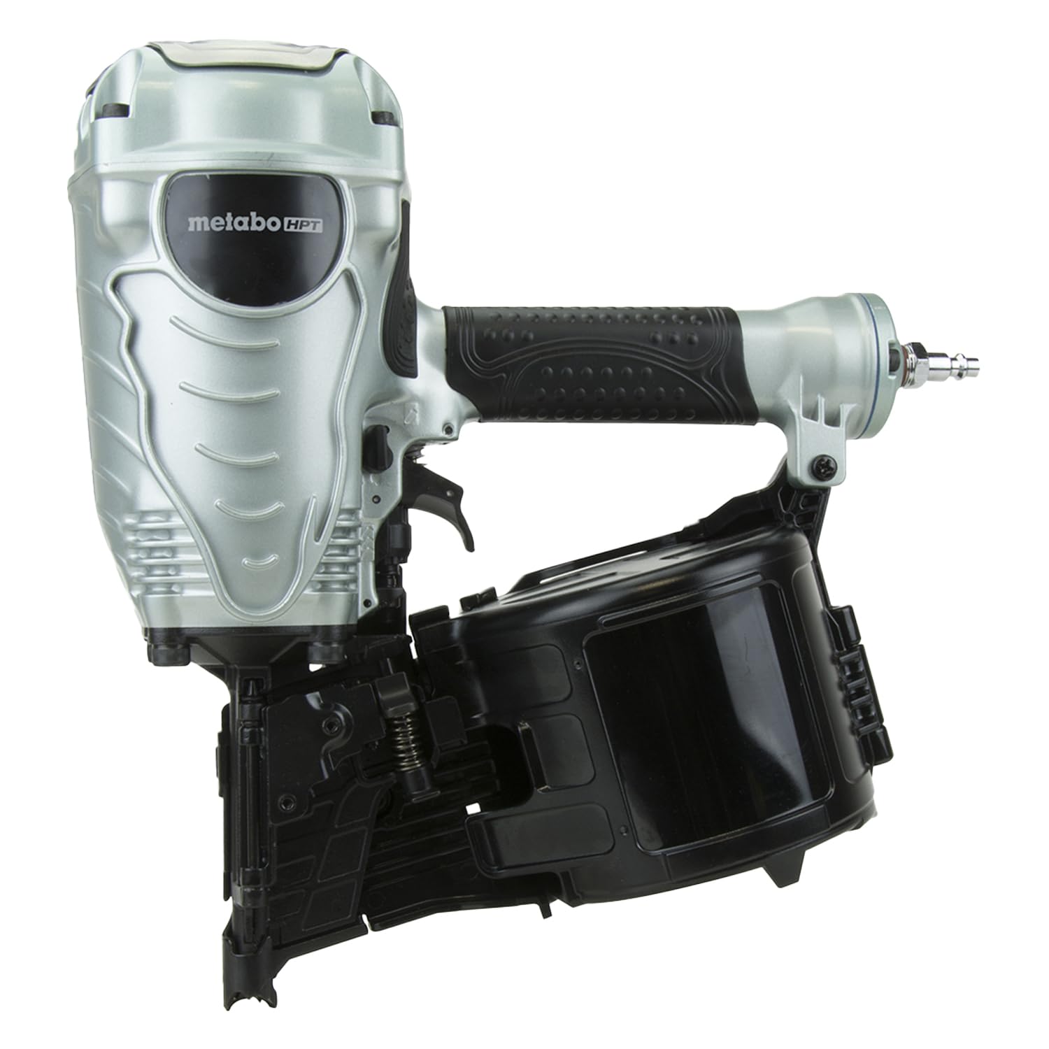 Metabo HPT Coil Framing Nailer Pneumatic 1-3/4-Inch up to 3-1/2-Inch Wire Collated Coil Framing Nails Tool-less Depth Adjustment 5-Year Warranty NV90AG(S)