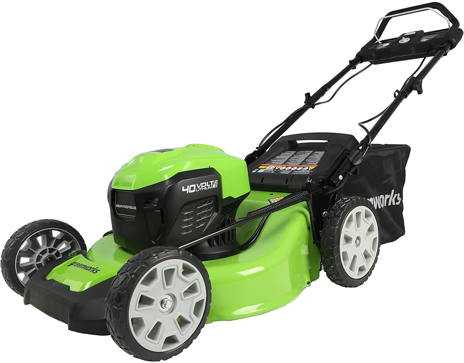 Greenworks MO40L03 Lawn Mower, Green