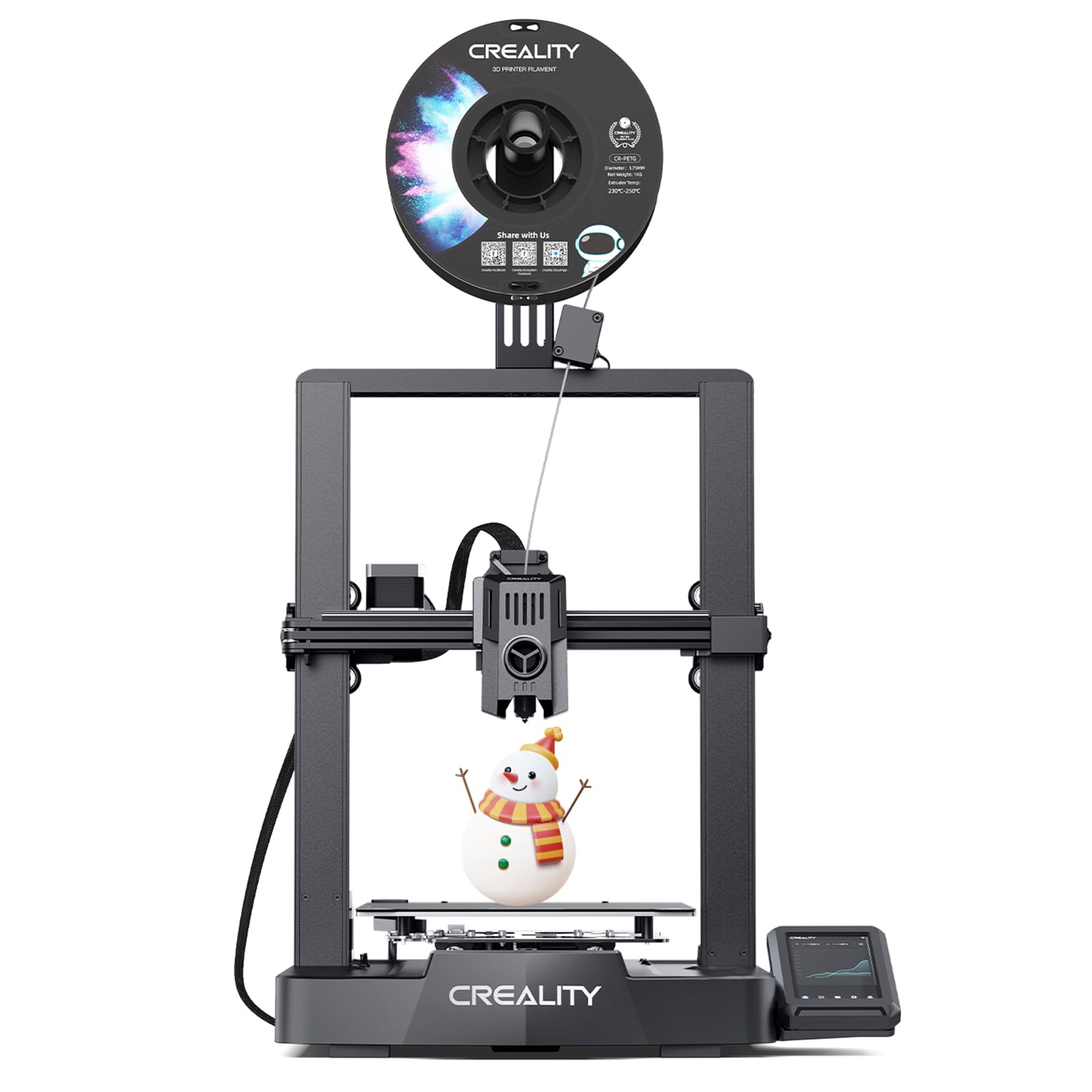 Creality 3D Printer Ender 3 V3 KE Upgraded, 500mm/s Max High-Speed with Sprite Direct Extruder Supports 300℃ Printing, Auto Leveling 3D Printer for Kids and Beginners, Larger Print Size 250x220x220mm