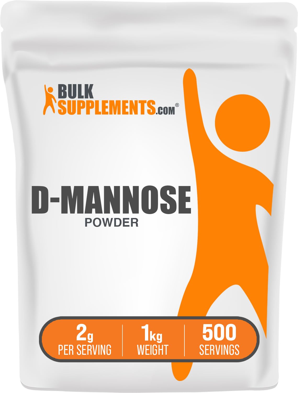 BulkSupplements.com D-Mannose Powder - D-Mannose Supplement, Urinary Tract Health - Unflavored & Gluten Free, 2g per Serving, 5kg (11 lbs) (Pack of 5)