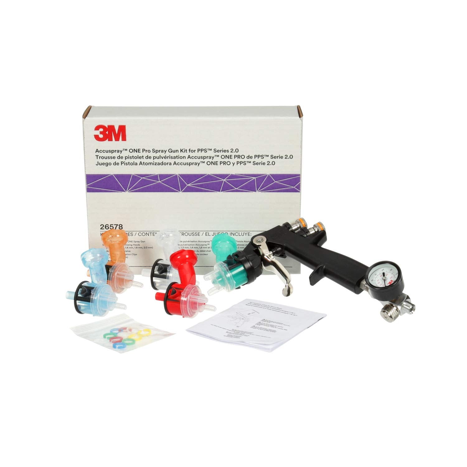 3M Accuspray ONE 26578 Pro Spray Gun Kit for 3M PPS Series 2.0