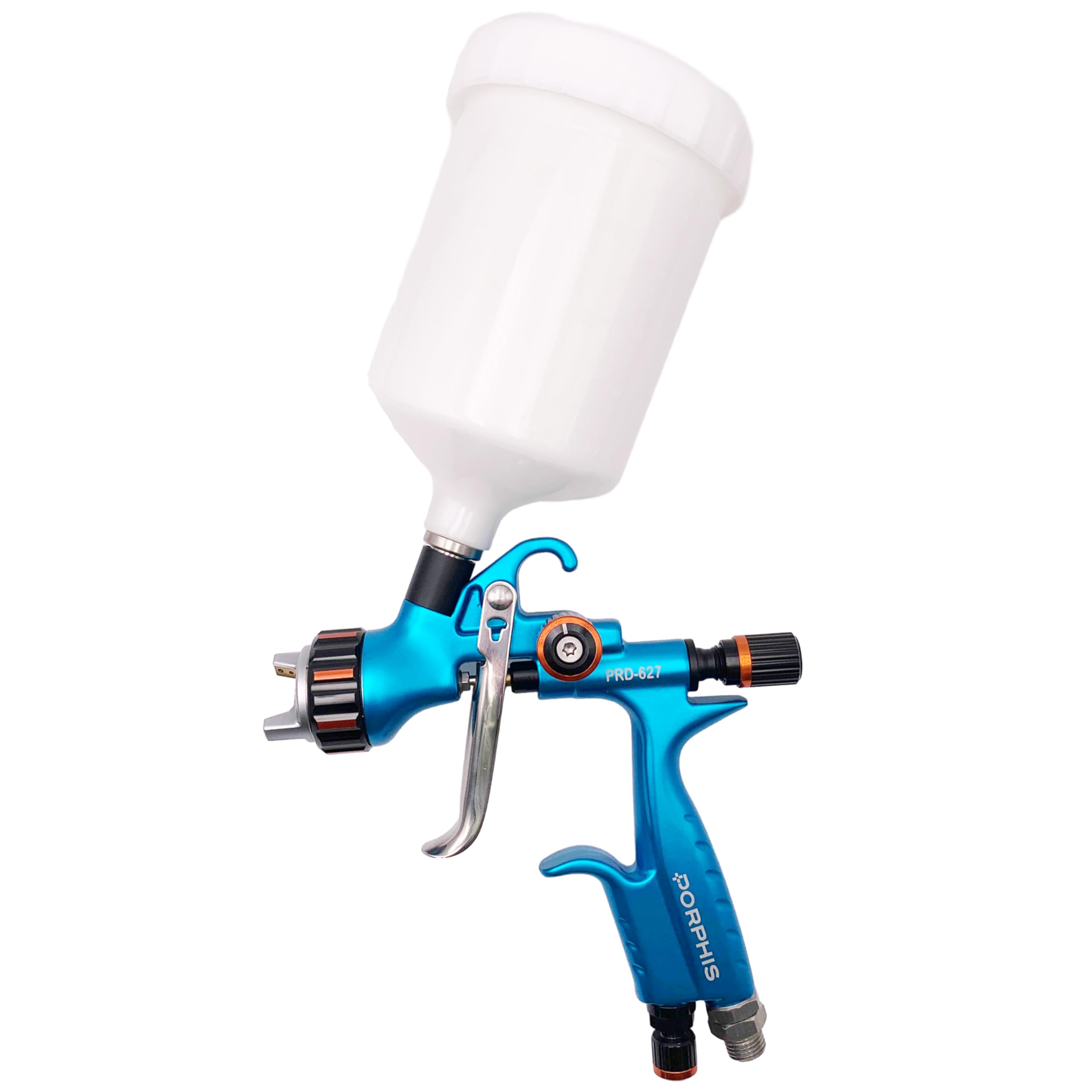 PORPHIS Paint Spray Gun PRD-627 VS Type with Split Nozzle 1.3mm Automotive Refinishing Spray Gun