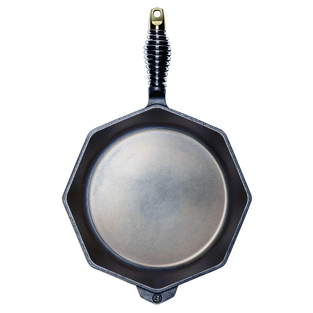 FINEX 12" Cast Iron Skillet, Modern Heirloom, Handcrafted in The USA, Pre-Seasoned with Organic Flaxseed Oil