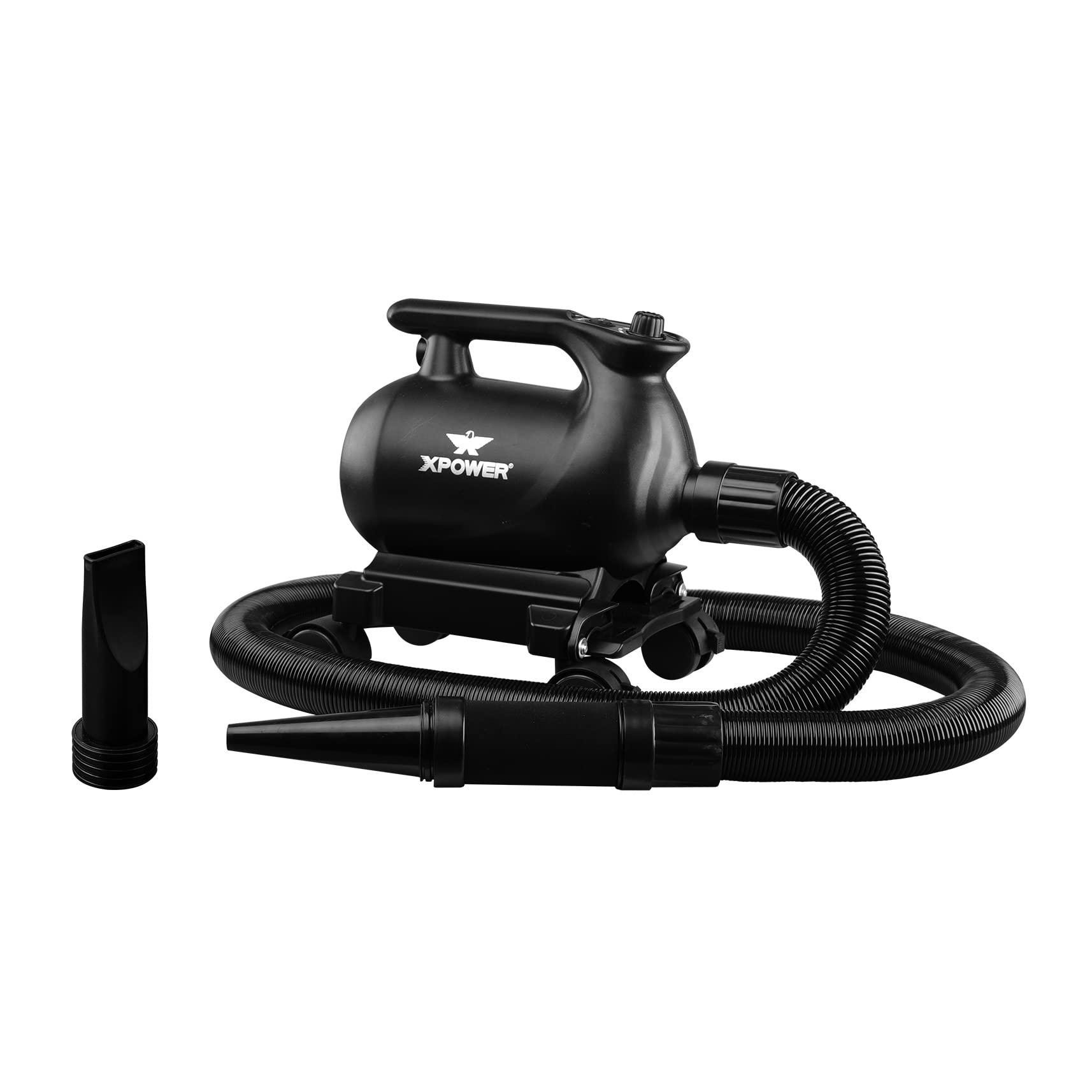 XPOWER A-12 Professional Car Dryer Blower with Mobile Dock w/Caster Wheels