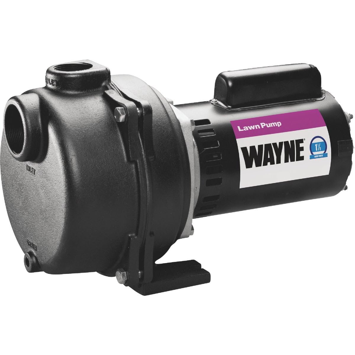 Wayne WLS150 1.5 HP High Volume Cast Iron Lawn Sprinkling Pump, 1-1/2-Horsepower