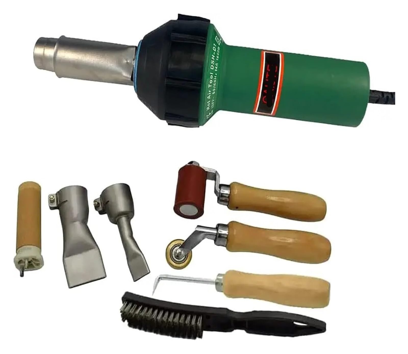 BAISULI Plastic Welding Gun hot air Blower Professional 1600W Hot Air Torch Heated Plastic Welder(110V)