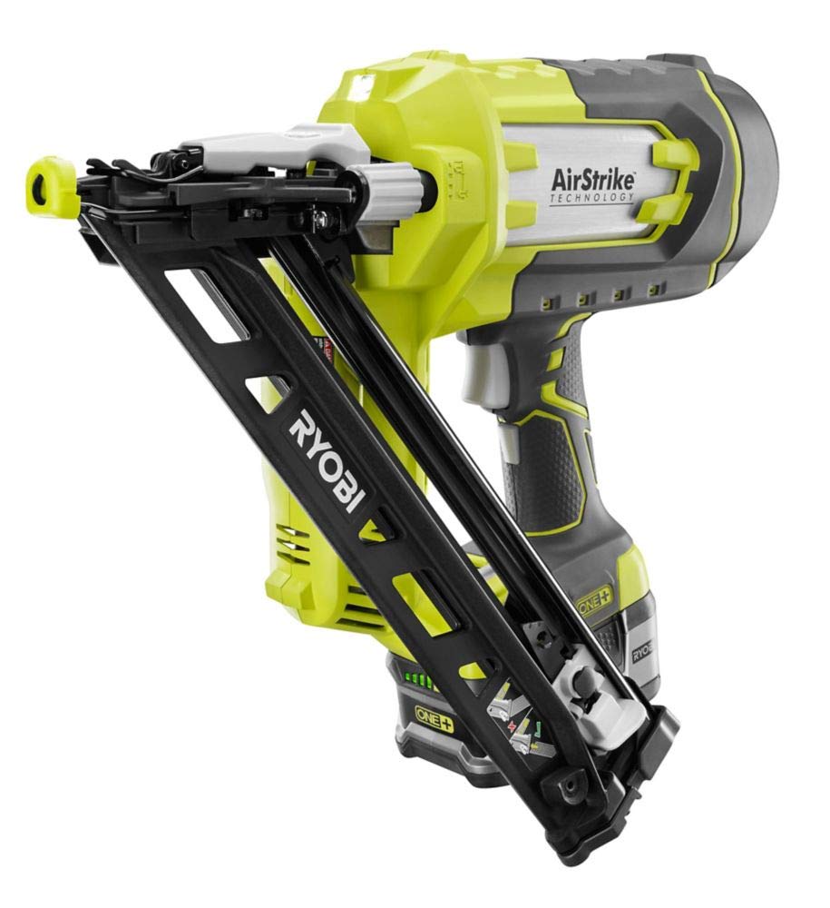 Ryobi P330 18V ONE+ Angled 15 Ga Finish Nailer Battery and Charger Not Included