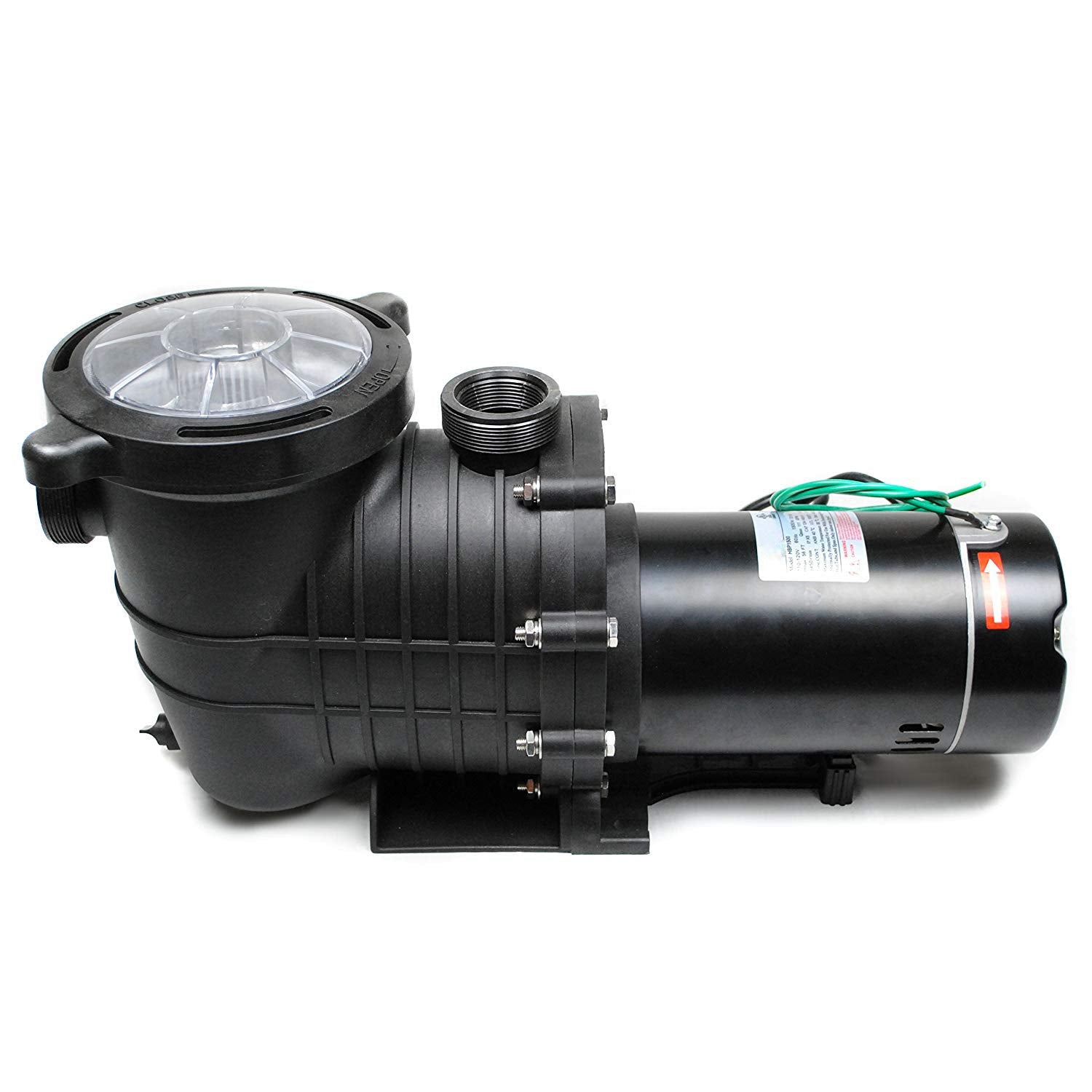 TRUPOW 2.0HP 110GPM Swimming Pool Pump 110V Garden InGround and Above Ground Pool Water Pump with Strainer Filter Basket